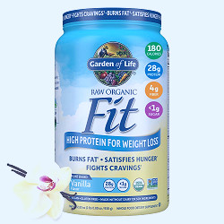 Amazon.com: Garden of Life Raw Organic Fit Vegan Protein Powder Vanilla,  28g Plant Based Protein for Weight Loss, Pea Protein, Fiber, Probiotics,  Dairy Free Nutritional Shake for Women and Men, 20 Servings :